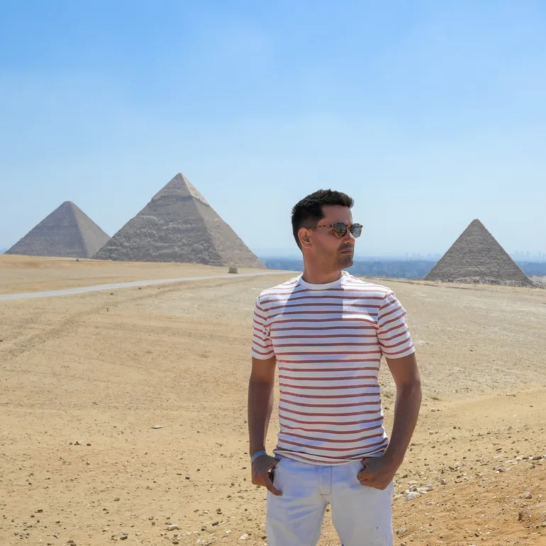 Tri piramide na platou Gize