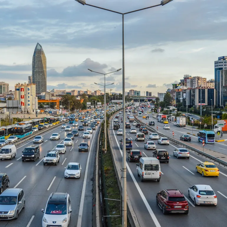 Gužva na autoputu u Istanbulu