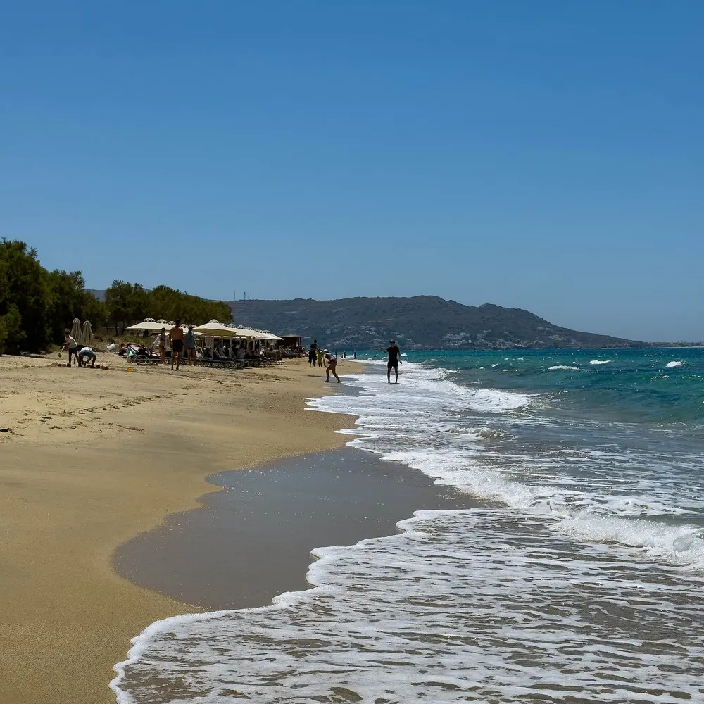 Peščana plaža na Naksosu