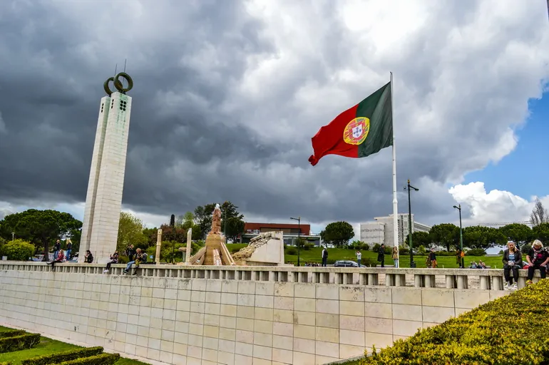 Najveća zastava Portugala u parku Eduarda VII