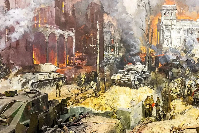Diorama bitke u Muzeju pobede