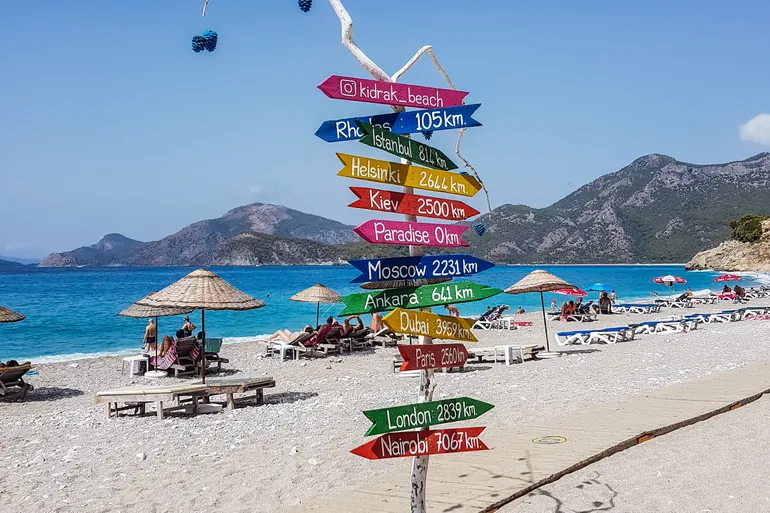Putokazi ka svetskim gradovima na plaži