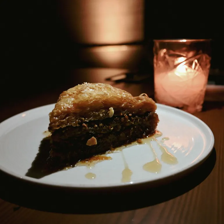 Baklava u restoranu Aktaion