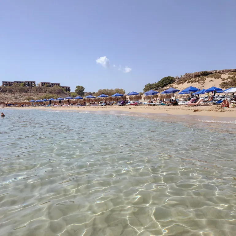 Plaža na istočnoj obali Rodosa