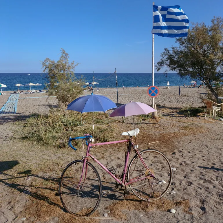 Plaža na istočnoj obali Rodosa