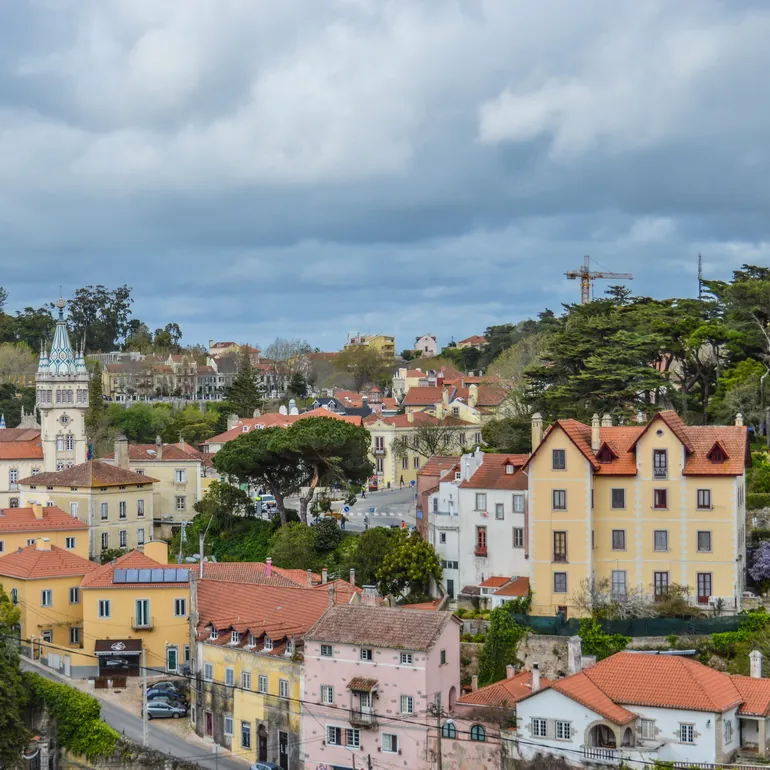Krovovi i kuće mesta Sintra