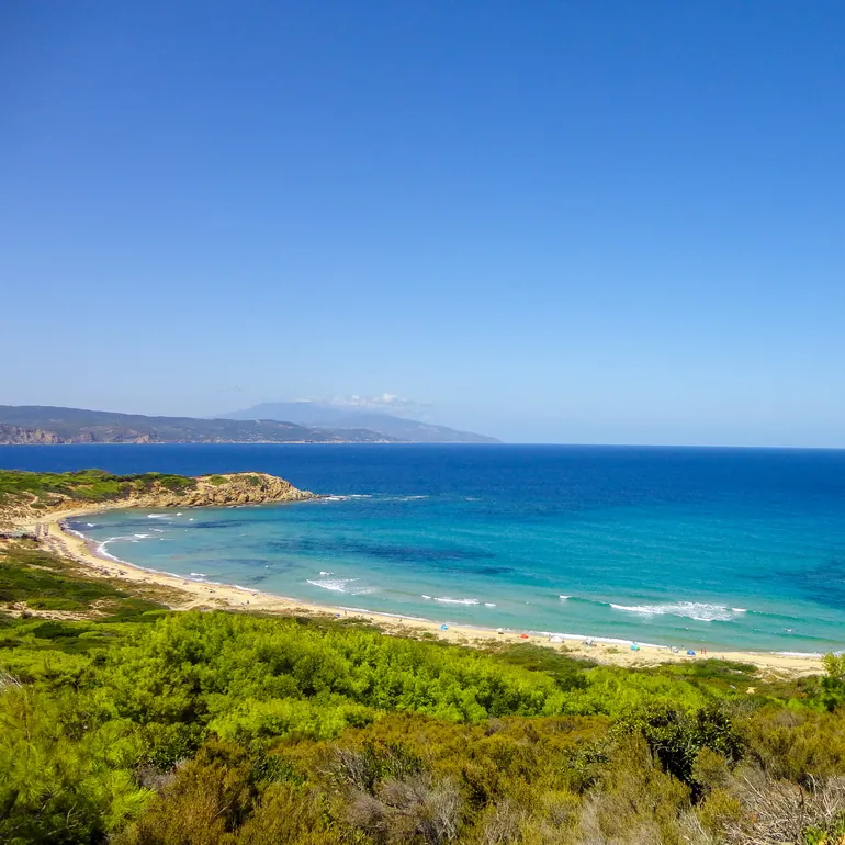 Plaža Elia iz visine