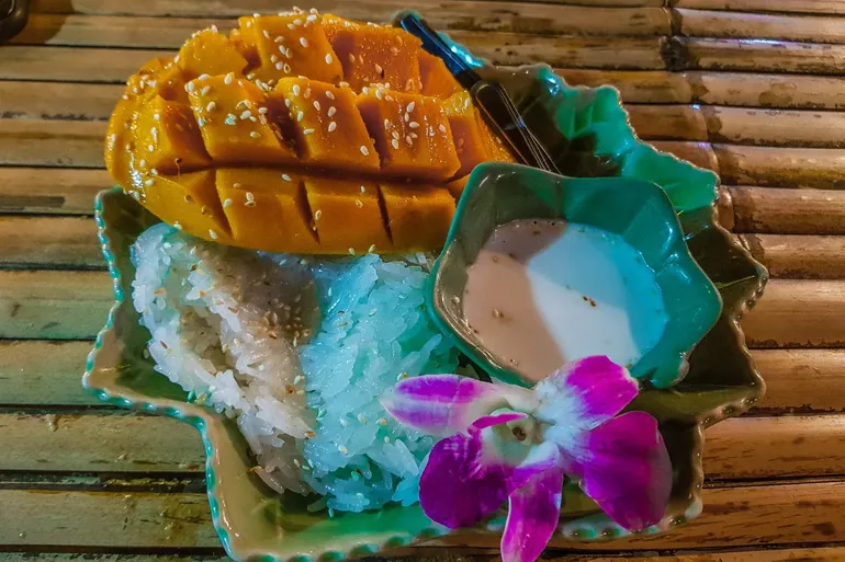 Mango sticky rice na Koh Lanti