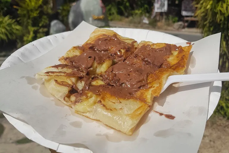 Roti palačinka sa bananom