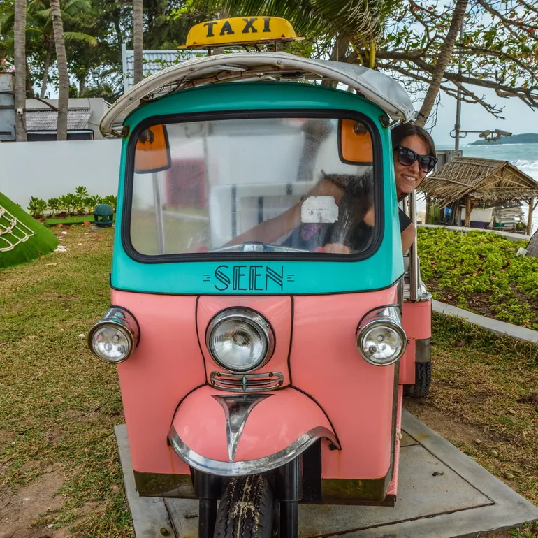 Ružičasti tuk-tuk na Koh Samuiju