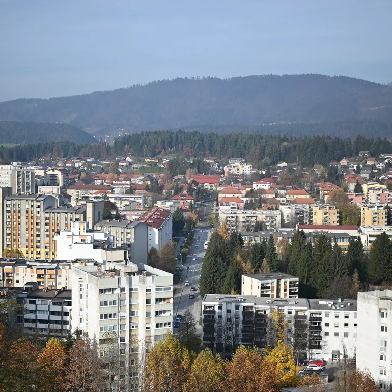 Pogled na Velenje sa dvorca
